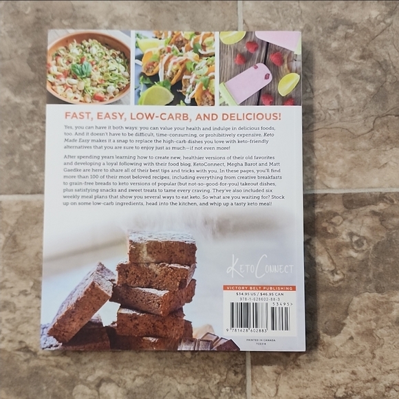 Keto Made Easy by Megha Barot and Matt Gaedke - Picture 2 of 2